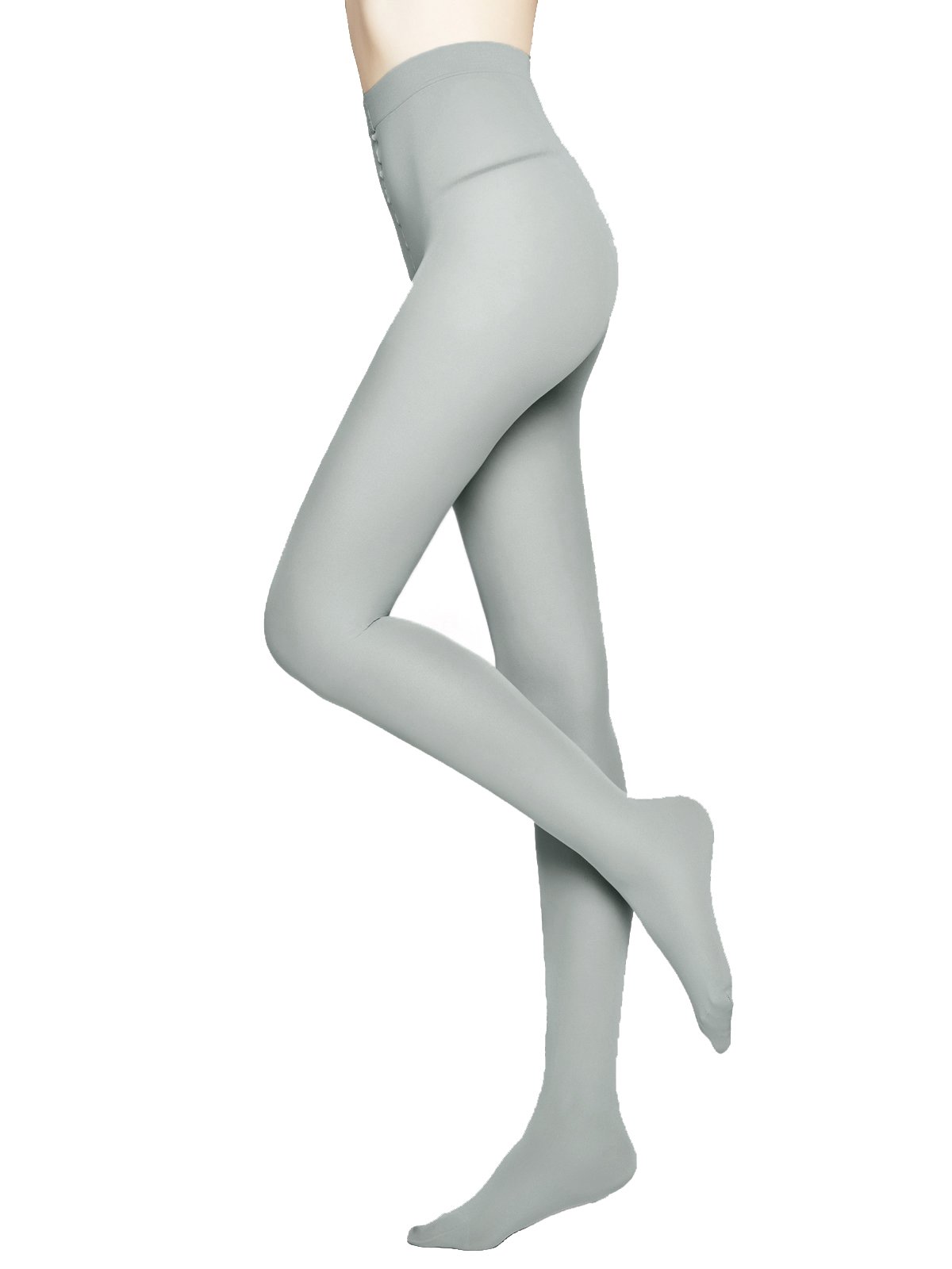 Moochi Women's Grey 80 Denier Semi Opaque Tights