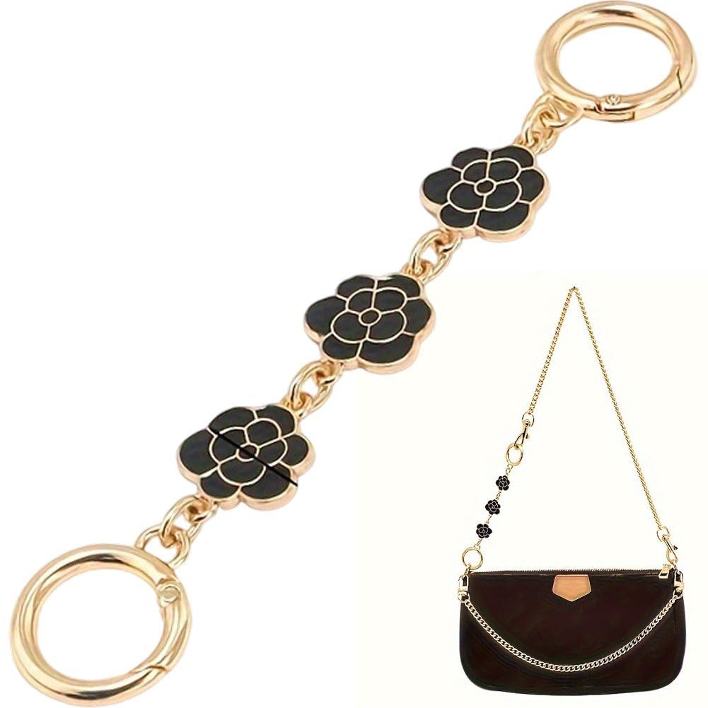 Casiler 15cm Alloy Purse Extender Chain, Replacement Strap Accessory for Crossbody Shoulder Bag Handbag Length Adjustment