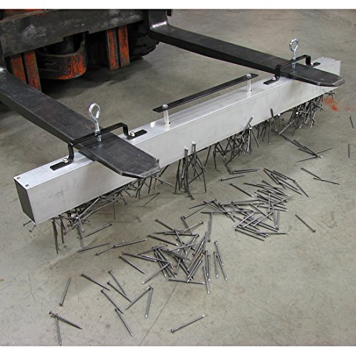 Master Magnetics Magnetic Sweeper Hang-Type For Forklift Truck, 48" Sweeping Width And Quick Release, 1 Each, Mrhs48Rxc #TOP1