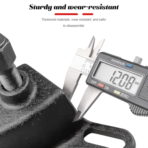 SWPHRT Car Front Hub Installer Puller Tool, Carbon Steel Vehicle Flange Type Axle Remover Tool for 3-3/4'' to 4-1/2'', Automotive Front Wheel Removal Accessories, Universal Fit (7.28 x 4.72 x 6.5'') by SWPHRT - Image 3