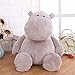 Bambole animali della foresta leone elefante tigre scimmia cervo peluche bambole di pezza per bambini ippopotamo 35cm