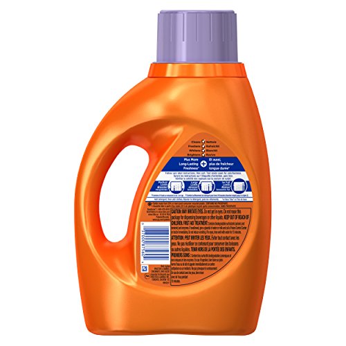 Image of Tide HE Liquid Laundry Detergent, Spring & Renewal, Orange & Purple, 1.36 l