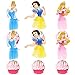 Babioms Cupcake Toppers, Princess Gâteau Toppers, Fête Décoration Gâteau D'anniversaire, Princess Cake Topper pour Décoration D'anniversaire