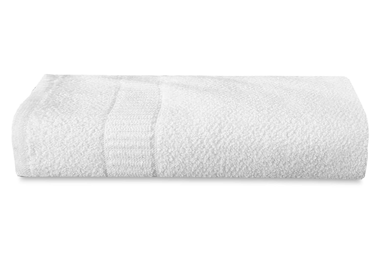 100% Cotton Large Full Size White Bath Towels for Hotel and Spa, Super Soft Absorbent Antibacterial, 250 GSM, Full Large Size-60 inch x 30 inch or 152 cm x 76 cm (1 Piece)-image-17