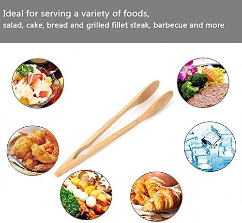 Cooking Tongs Barbecue Tools Wooden Food Tongs Household Pastry Tongs Outdoor Barbecue Clip Kitchen Cooking Gadgets