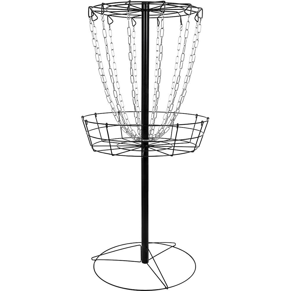 Dynamic Discs Compact Recruit Disc Golf Target | Frisbee Golf Basket | 12 Chain Portable Disc Golf Basket | Easy Assembly & Lightweight