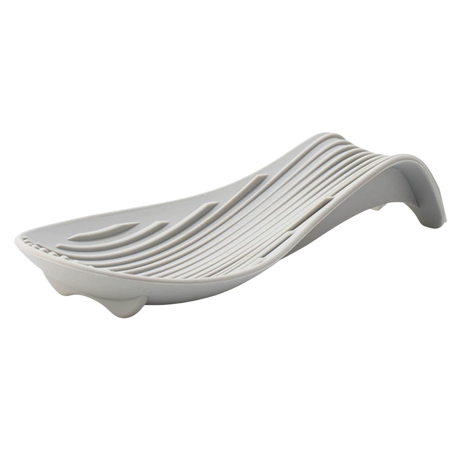 Whoasyst Heats Resistant Nonslip Silicone Holder for Kitchen Counter Cooking Utensil Rest for Cooking and Serving Elastomer Spoon Rest