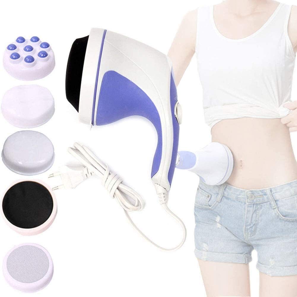 5 in 1 Full Relax Tone Spin Body Massager 3D Electric Full Body Slimming Massager Roller Cellulite Massaging Smarter Device