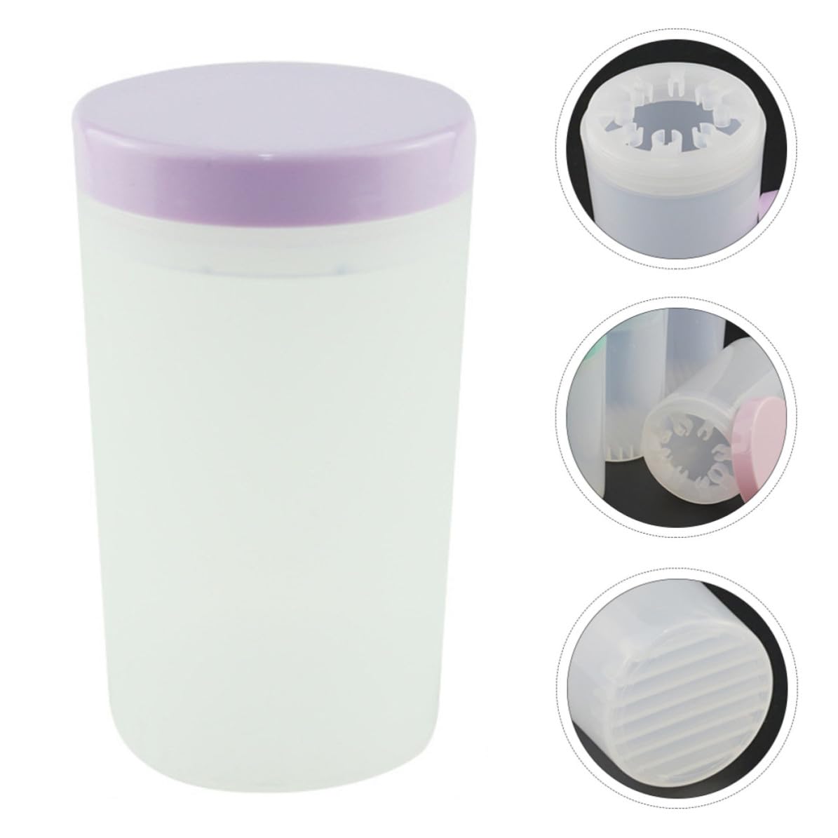 3pcs Nail Brush Wash Cup Holder for Gel Brush Cleaning
