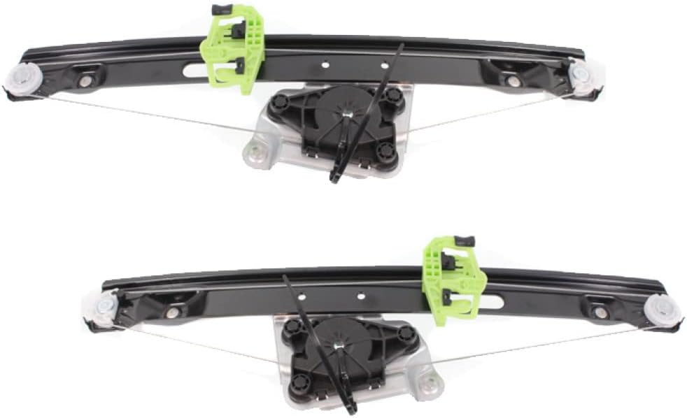 Para BMW 328i xDrive 2009 2010 2011 2012 Elevalunas lado del conductor y del pasajero  Par  Trasero  Potencia  SedánWagon  Reemplazo para BM1550111,