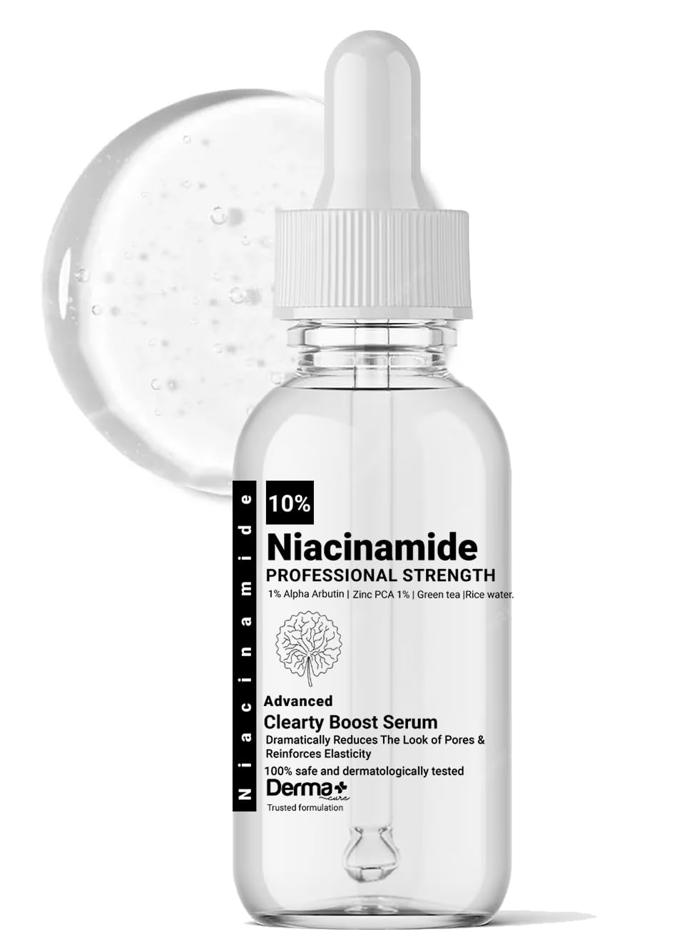 DERMA CURE 10% Niacinamide Pore Minimizing Serum | Reduce Dulness, Blemishes, Fast Absorbing And Perfect Hydration | Acne, Acne Marks, Open Pores & Blackheads | All Skin Types | 30Ml DERMA CURE 10% Niacinamide Pore Minimizing Serum | Reduce Dulness, Blemishes, Fast Absorbing And Perfect Hydration | Acne, Acne Marks, Open Pores & Blackheads | All Skin Types | 30Ml