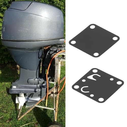 AS Axis Spindleon 2er-Set Kraftstoffpumpen-Membransatz 6E0-24411-00 6E0-24471-00 Kompatibel mit MARINER Außenbordmotoren 2-Takt 4 PS Und 5 PS