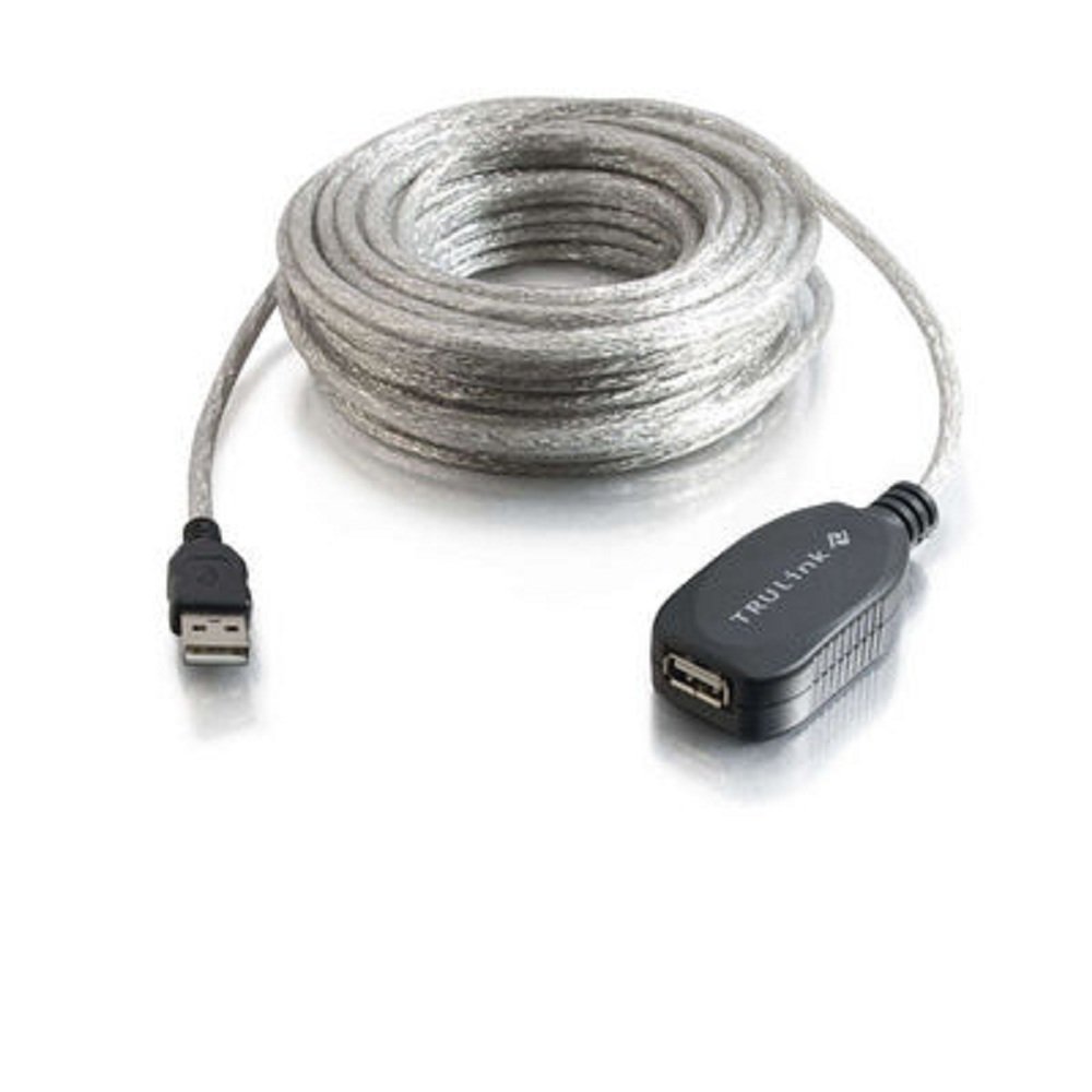 C2G 12 m USB 2,0 A męski do A żeński aktywny przedłużacz - kable USB (męski/żeński, typ USB-A)