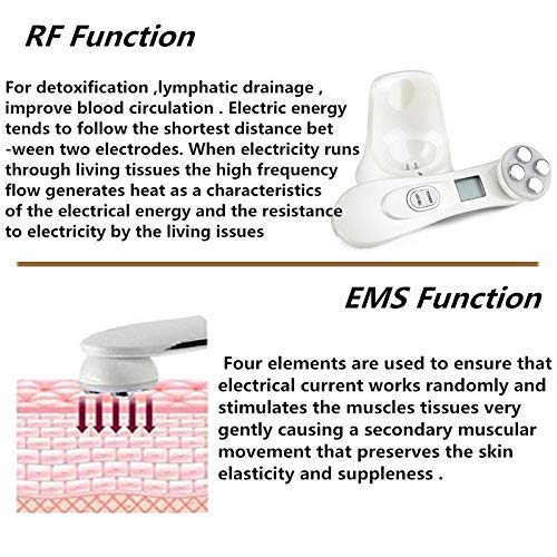 5 In1 Facial Corded Electric Lifting Machine, LED Light Therapy Wrinkle Remover Skin Tightening Anti Aging Skin Rejuvenation Massager 5 in 1 RF EMS Beauty Device for Women 5 51kIycj 4XL