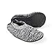 Ruiuzioong Hausschuhe Damen Herren Leichte hüttenschuhe rutschfest Flache Pantoffeln Home Cozy Slippers Unisex (Grau, 210(EU 33,5-34))