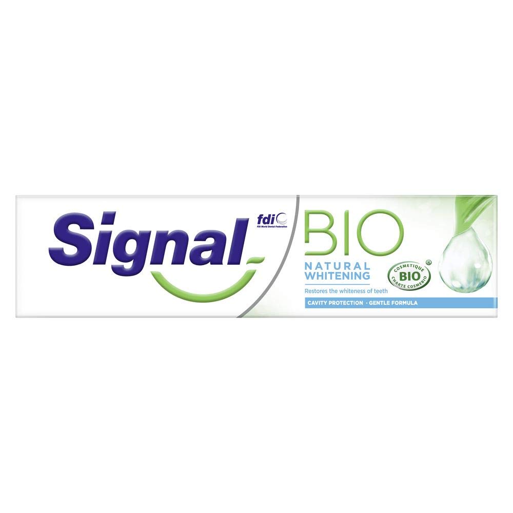 Signal Bio Natural Whitening Toothpaste, 75 Ml