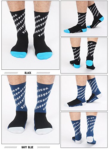 Vwu Mens Womens Sports Socks Athletic Socks For Running Cycling Basketball Hiking, Cross Crew #TOP2