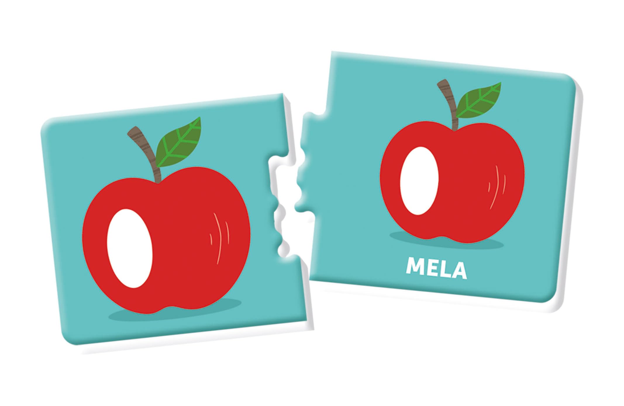 Clementoni Sapientino Montessori Le Mie Prime 100 Parole Gioco Educativo Bambini 1-3 Anni 54 Puzzle a Incastro Italiano 16851