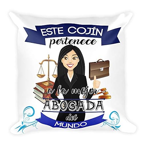 Kembilove Cojin Original de Abogada – Decoracion habitación Mujer – Accesorios de Oficina – Regalos para Abogada – Regalos Personalizados Abogadas | Ya disponible en tu tienda friki favorita! En mundofriki.es!