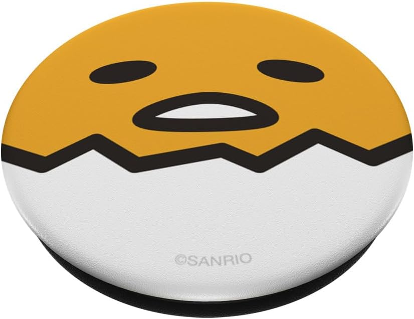 Gudetama Lazy Egg Open Face PopSockets Stand for Smartphones and Tablets PopSockets Adhesive PopGrip - Image 2