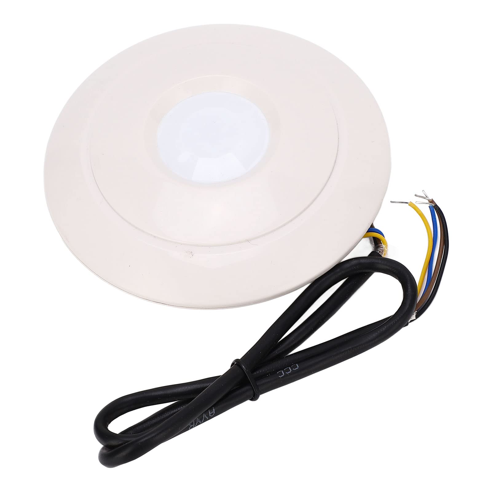 Oumefar Detector de Movimiento Infrarrojo Detección de 360° Sensor Antirrobo Avanzado para de Seguridad de Montaje en Techo Material ABS DC10-30V