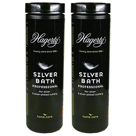 Hagerty Silver Polish Silver Bath 2x Silver Dip Silver Cleaner 580ML, 580 ml Cover