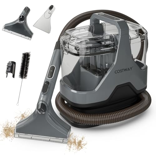 COSTWAY Upholstery Cleaner Machine, Portable Spot Cleaner