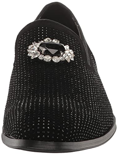 Stacy Adams Men's Spark Brooch & Rhinestone Slip on Loafer2