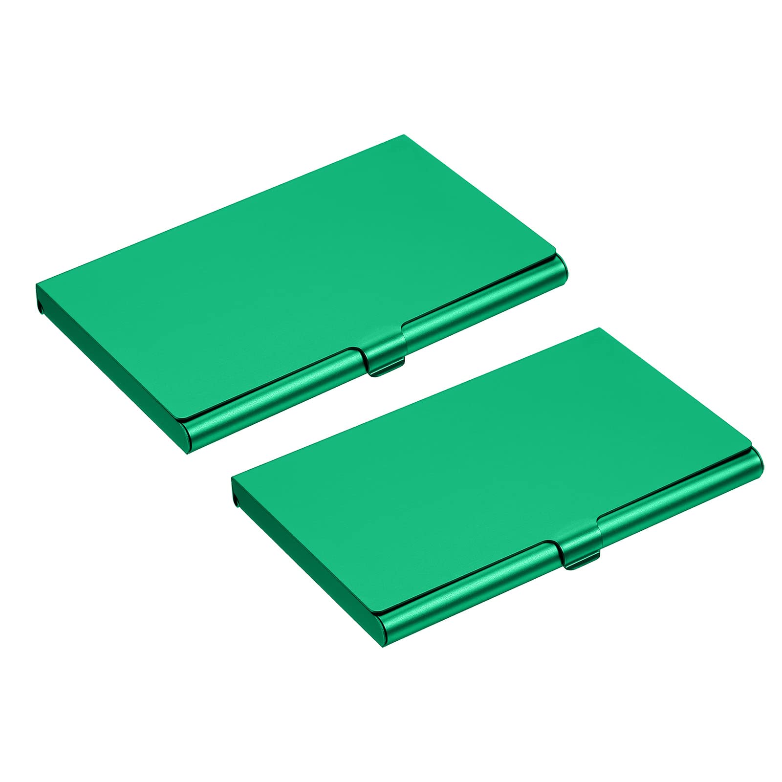 YOKIVE 2 Pcs Business Card Holder, Flip Cover Style, Green