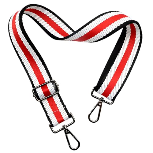Image of Purse Strap Gold Hardware Replacement Crossbody Bag Strap, Wide Adjustable Shoulder Strap