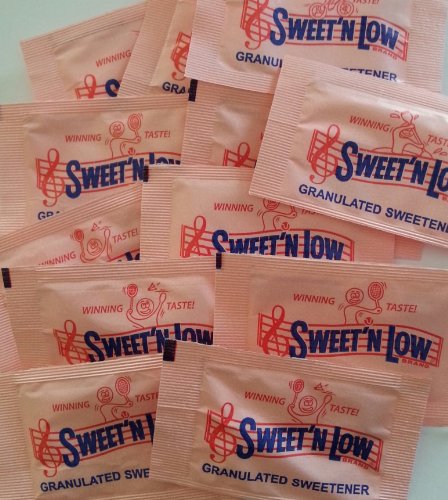25 bolsitas individuales para edulcorantes bajos en calorías de Sweet 'n Low