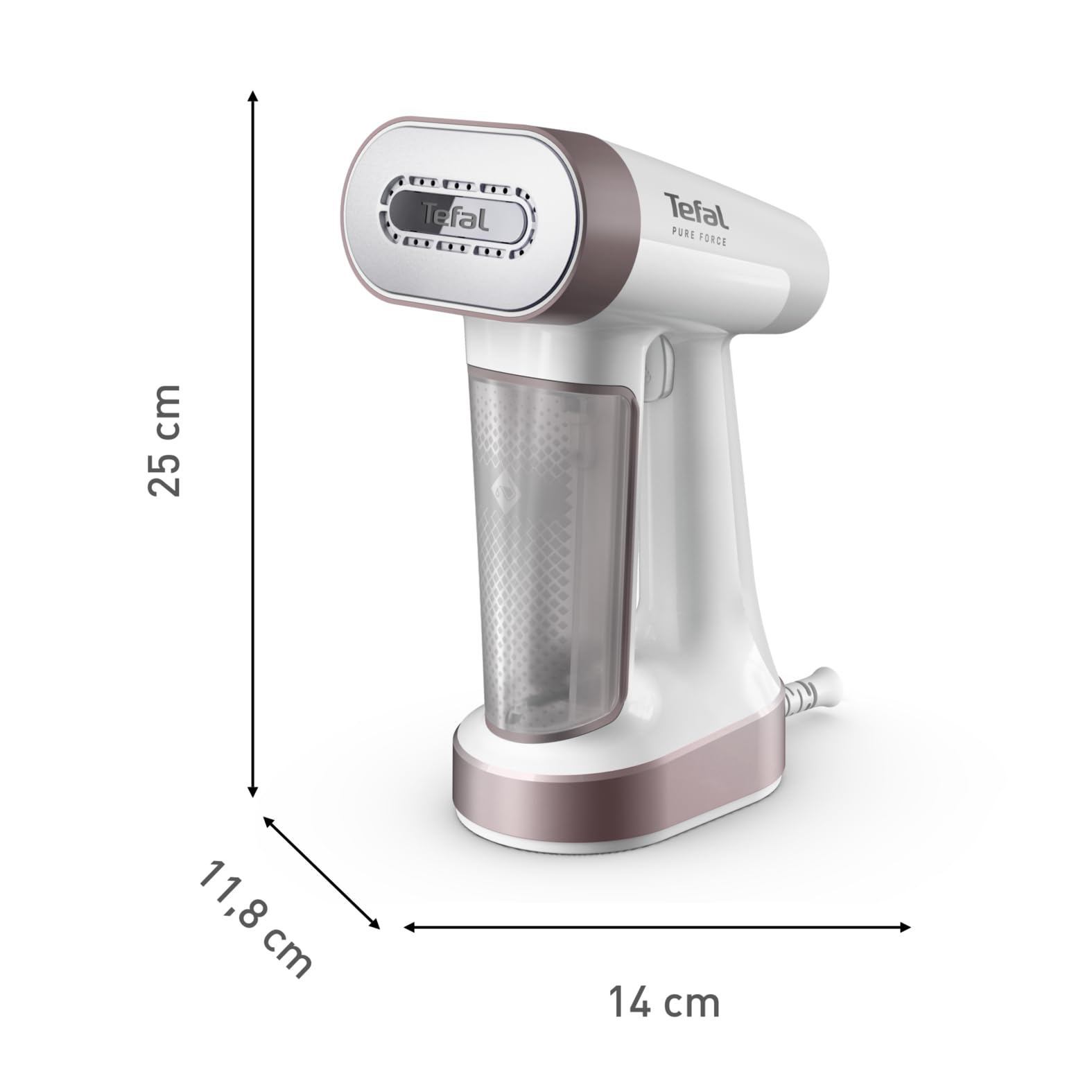 Tefal Brosse vapeur Pure Force 2 en 1