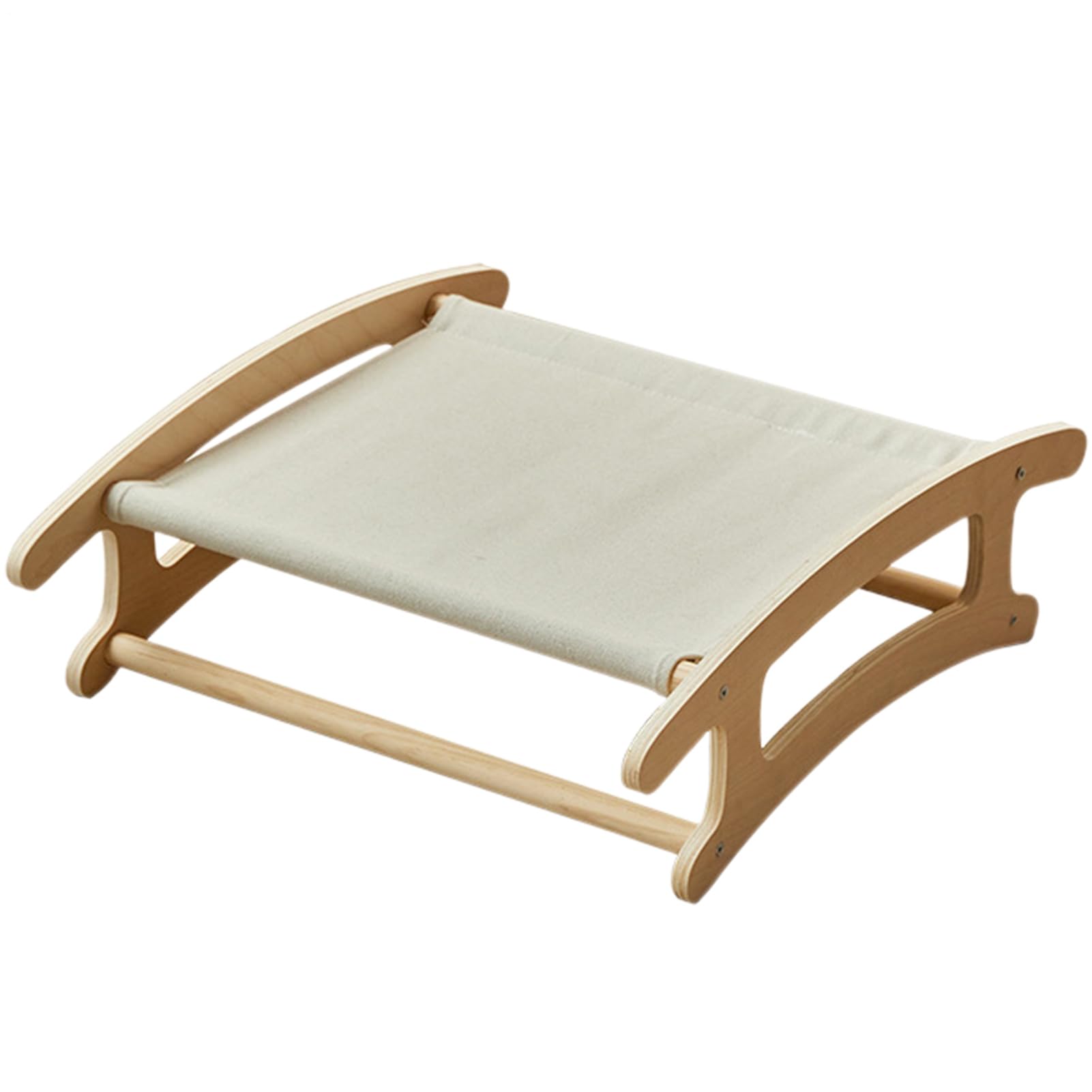 Amaca Gatti,Seduta In Legno Rialzata Morbida E Traspirante,50.5 x 41.5 x 15.8 cm Lettino Lavabile Per Gatti Con Amaca - Adatto a Animali Domestici, Casa e Angoli Interni