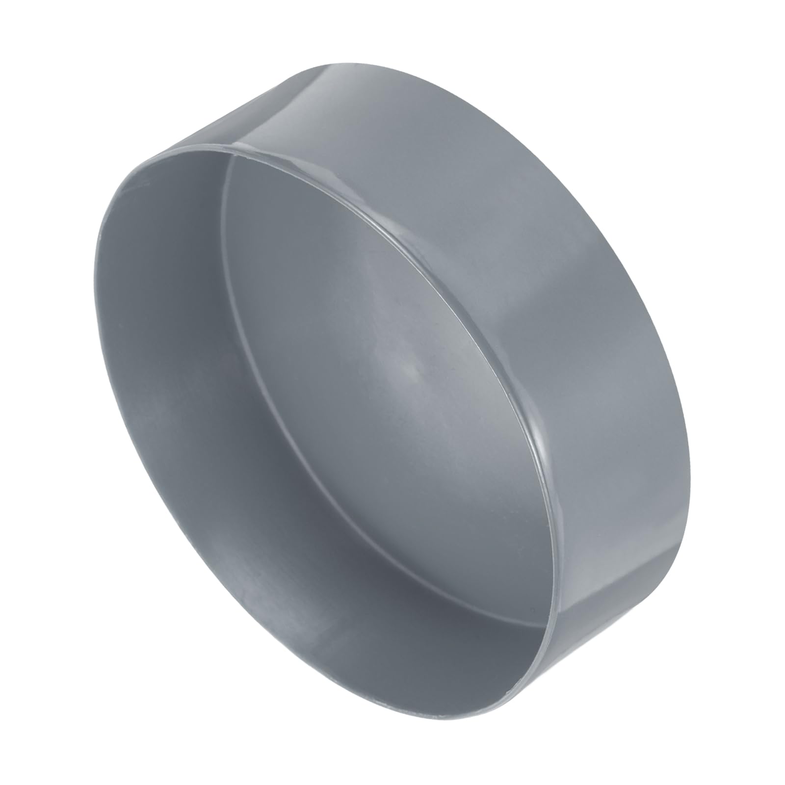 sourcing map 170mm(6.7") ID Rubber End Caps, Round Vinyl Plug Insert Plastic End Caps for Tubing, Fence, Pipe Post, Furniture, Railing, Light Gray, 80mm Height