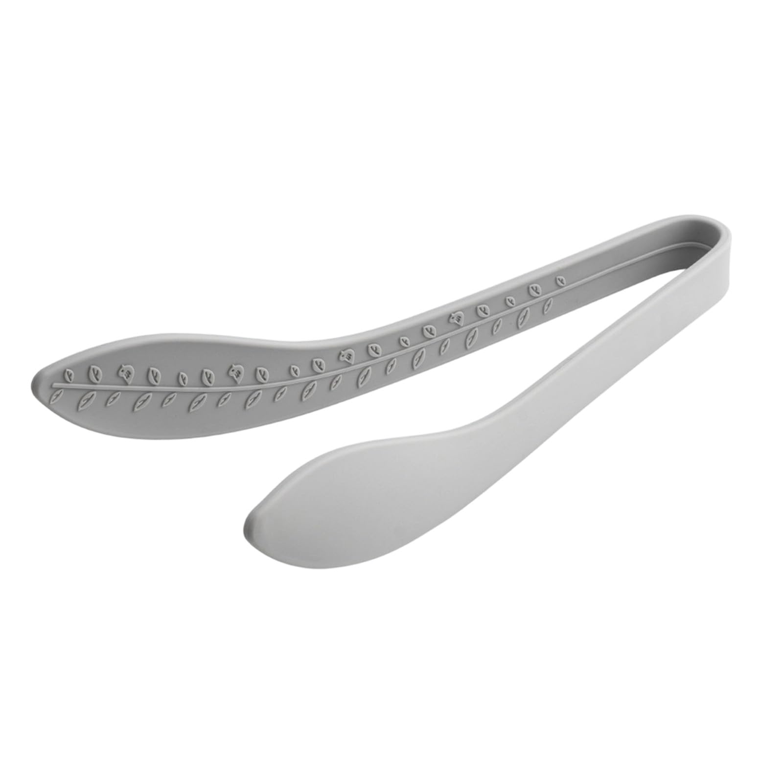 Tsophreniq Leaves Pattern Enhancing Silicone Food Tongs Provide Stability Withstands 230C High Heats Burn Kitchen Use Food Tongs