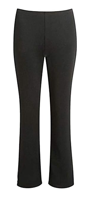 My Choice Stuff Ladies Pull On Work Bootleg Pants Womens Stretchy Bootcut Plain Bottom Trousers US 4-22