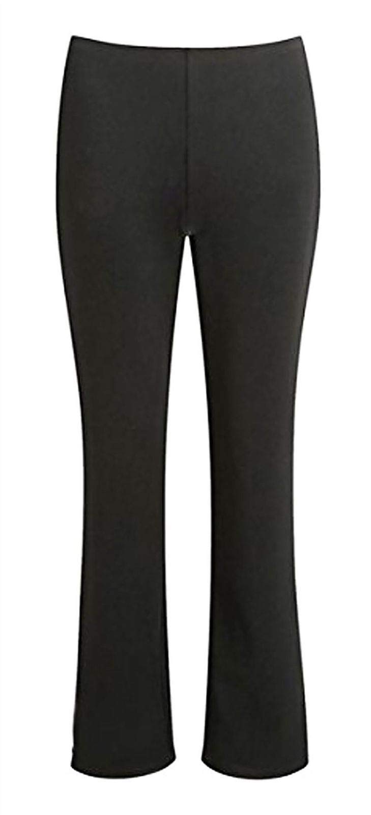 My Choice Stuff Ladies Pull On Work Bootleg Pants Womens Stretchy Bootcut Plain Bottom Trousers US 4-22