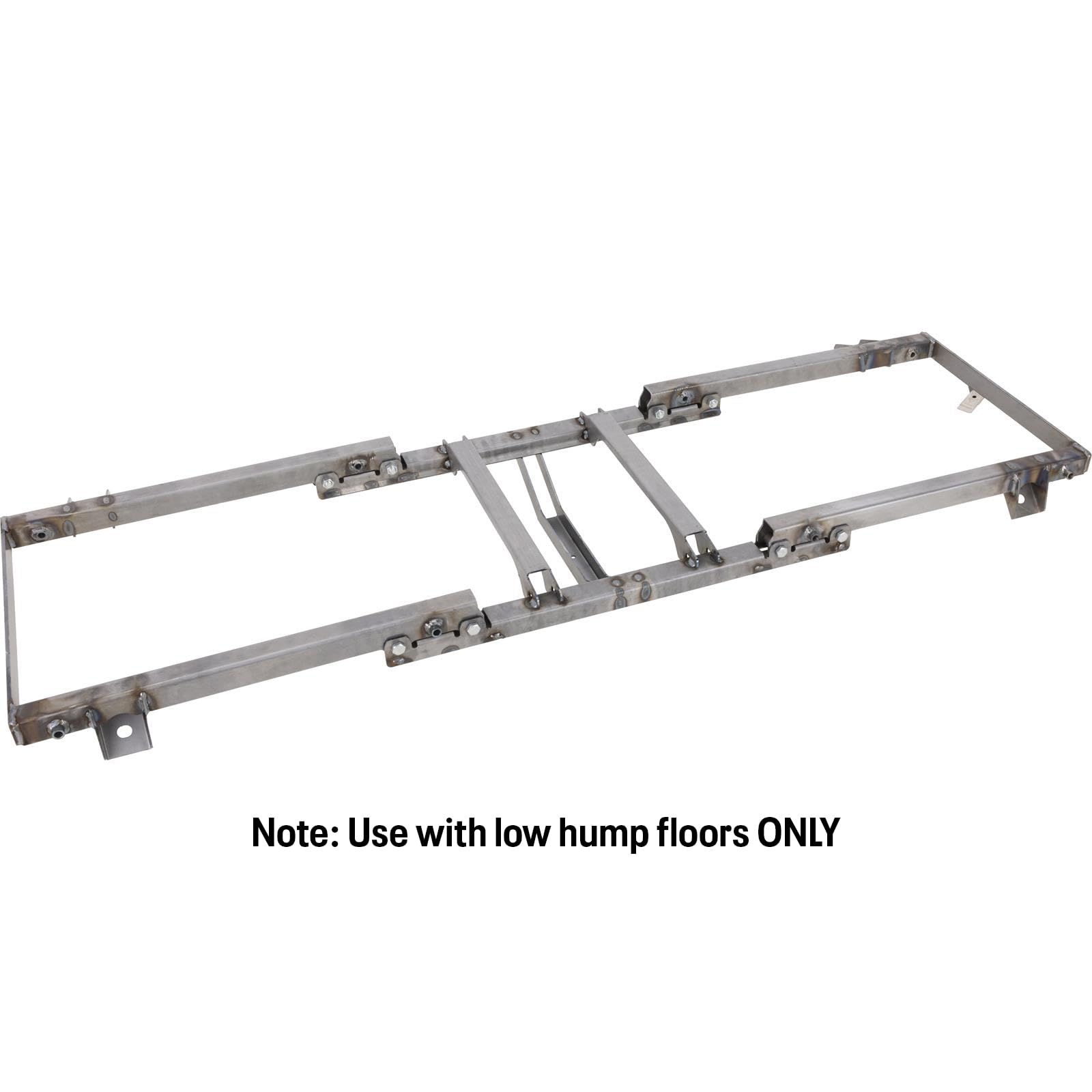 Speedway Motors 1973-1980 Chevy C10 Squarebody Truck Bolt-In Bucket Seat and Console Mount Kit, Steel Bracket for Low/No Hump Floors, Mounting Hardware Included