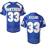 Tim Riggins Jersey 33 Friday Night Lights High School Football Jersey for Men Stitched Blue S-3XL (33 Blue, XXX-Large)