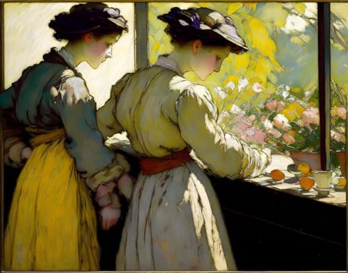 Affiches sur toile femmes au travail pour habiller un mur vide 58x90 cm