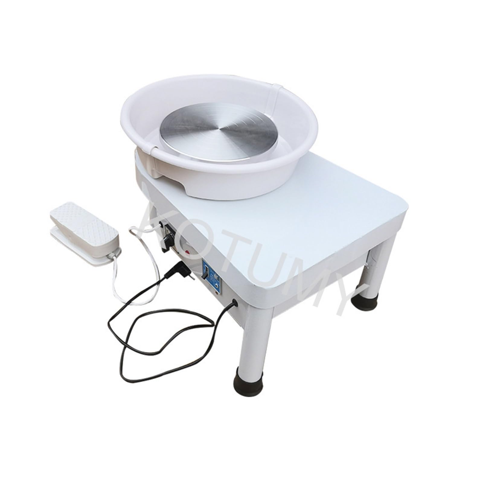 25cm 350W ulepszone gospodarstwa domowego elektryczne koło garncarskie pedał pedał ceramiczna maszyna do rysowania glina formowanie narzędzie do majsterkowania