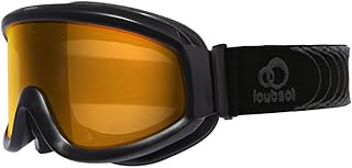 Loubsol acrobático máscara de esquí para Hombre, Negro, U