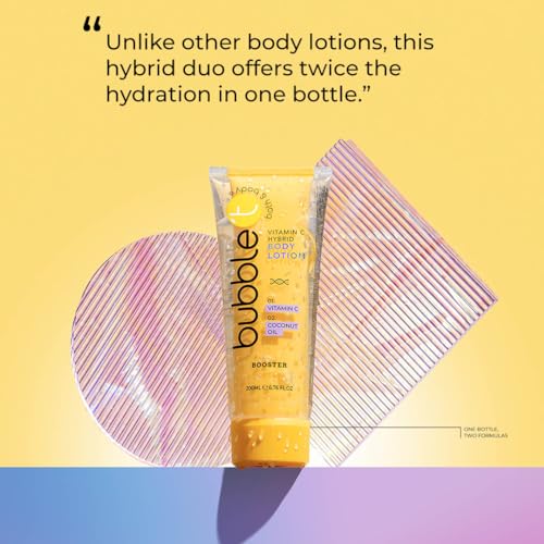 Bubble T Cosmetics Vitamin C Hybrid Body Lotion 200ml, Yellow, 200 ml (Pack of 1) - Image 4