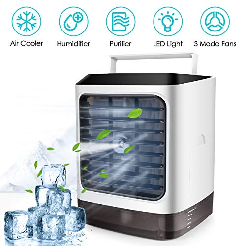 Mini Air Conditioner, Portable Air Conditioner, USB Rechargeable Simply Modern Personal Air