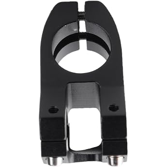 Bicycle Stem Handlebar Stem Short Stem for Mountain Bike Aluminum Alloy 25.4mm Black Lightweight High Strength Road Bike Cycle Stem
