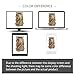 HSPJHTM Dark Brown Hair Extensions Wave 2 sets Clip in Hair Extension for Women Halloween 5 PCS 18