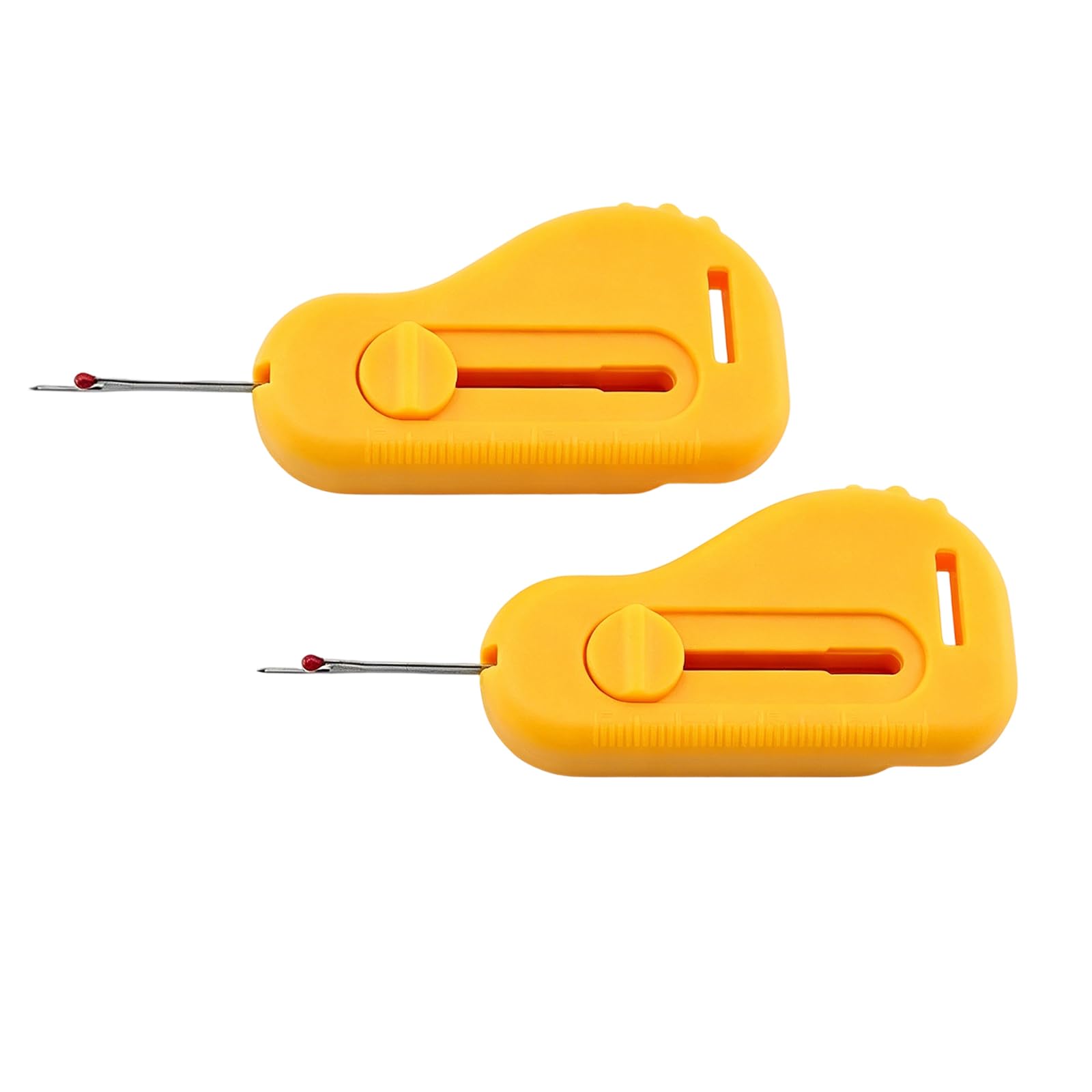 Zxfdsfdbnm 2Pcs ABS Sewing Guide Seam Guide with Thread Unpicker Measuring Scale for Sewing Positioning Fabric Alignment Slip Proof Joint King