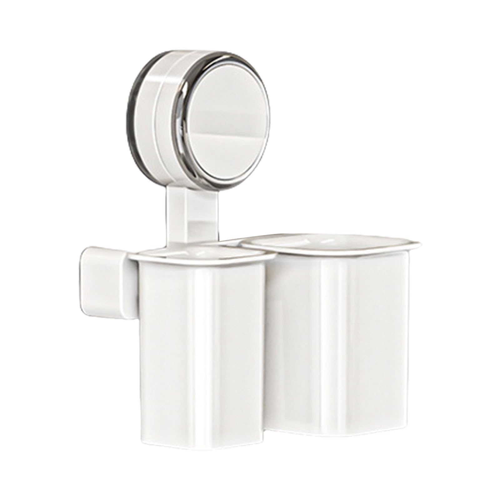Sturdy Toothbrush Holder Suction Cup User Friendly Wall Organizers with High Load Capacity for Bathroom Wall Mounted Rack