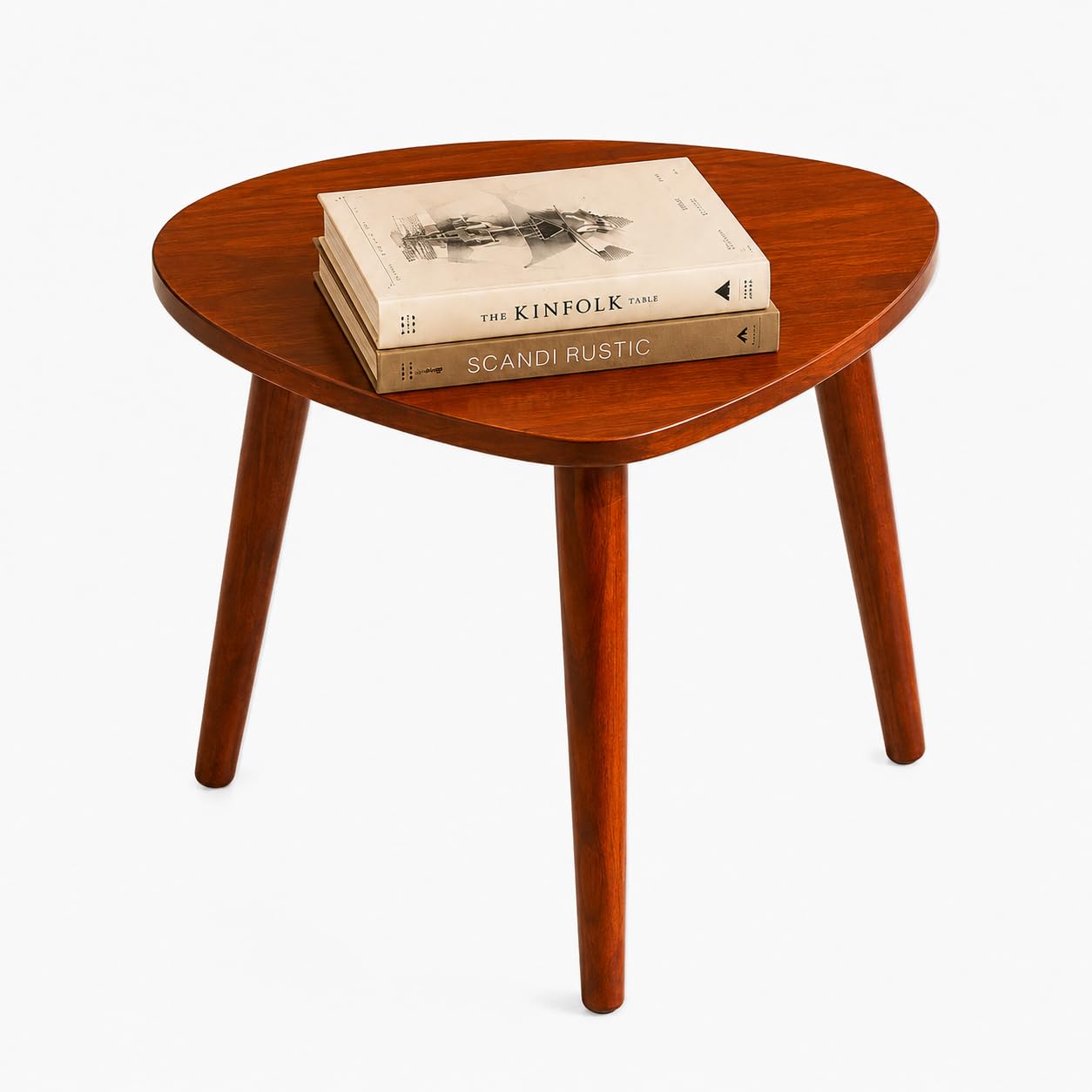 Modern Coffee Table with Center Drawer and Center for Living Room, Bedroom, Kitchen, and Office Decor in an Oval Shape Made of MDF and Wood-image-9
