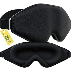 Silk Sleep Eye Mask for Men Women, Comfortable Super Soft Eye Mask with Adjustable Strap, 100% Pure Silk, Works with Every Nap Position, Ultimate Sleeping Aid Blindfold, Blocks Light, Jersey Slumber